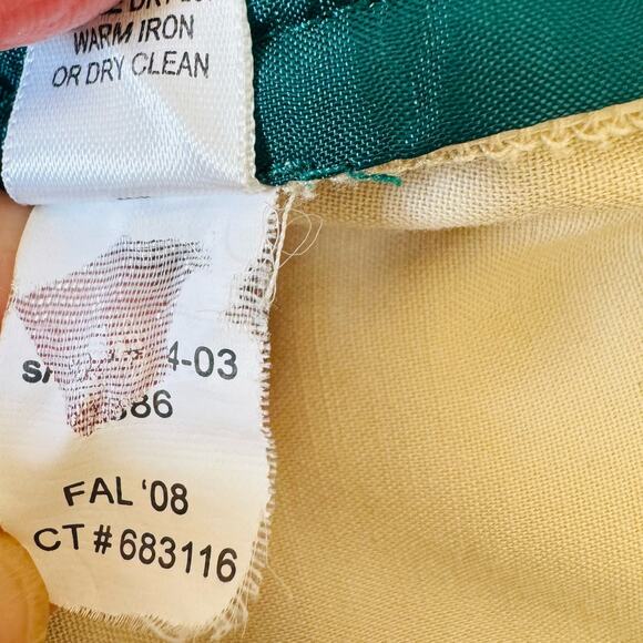 Banana Republic Martin Fit Sand Khaki Straight Wide Leg Trouser Cotton Pants 4 - Picture 10 of 12